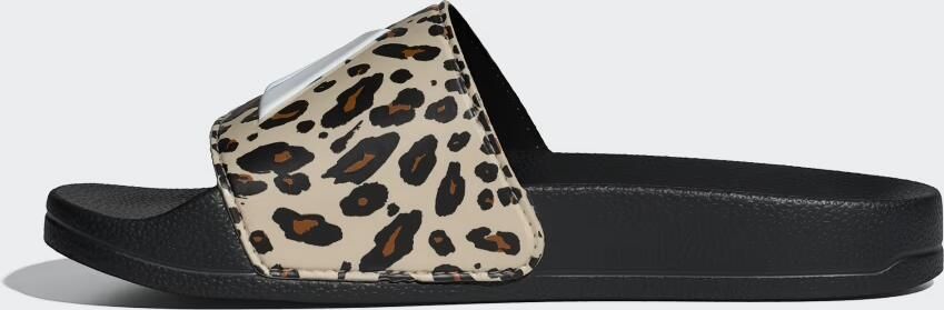 Adidas Sportswear Adilette Shower badslippers met panterprint