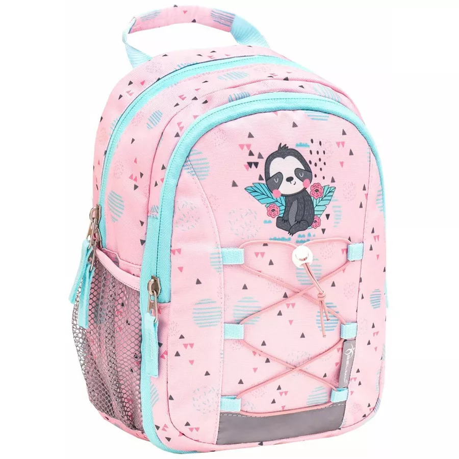 Belmil Kindergartenrucksack Mini Kiddy Kindergartenrucksack für 1-3 Jährige Kinder mit Brustgurt Little Sloth