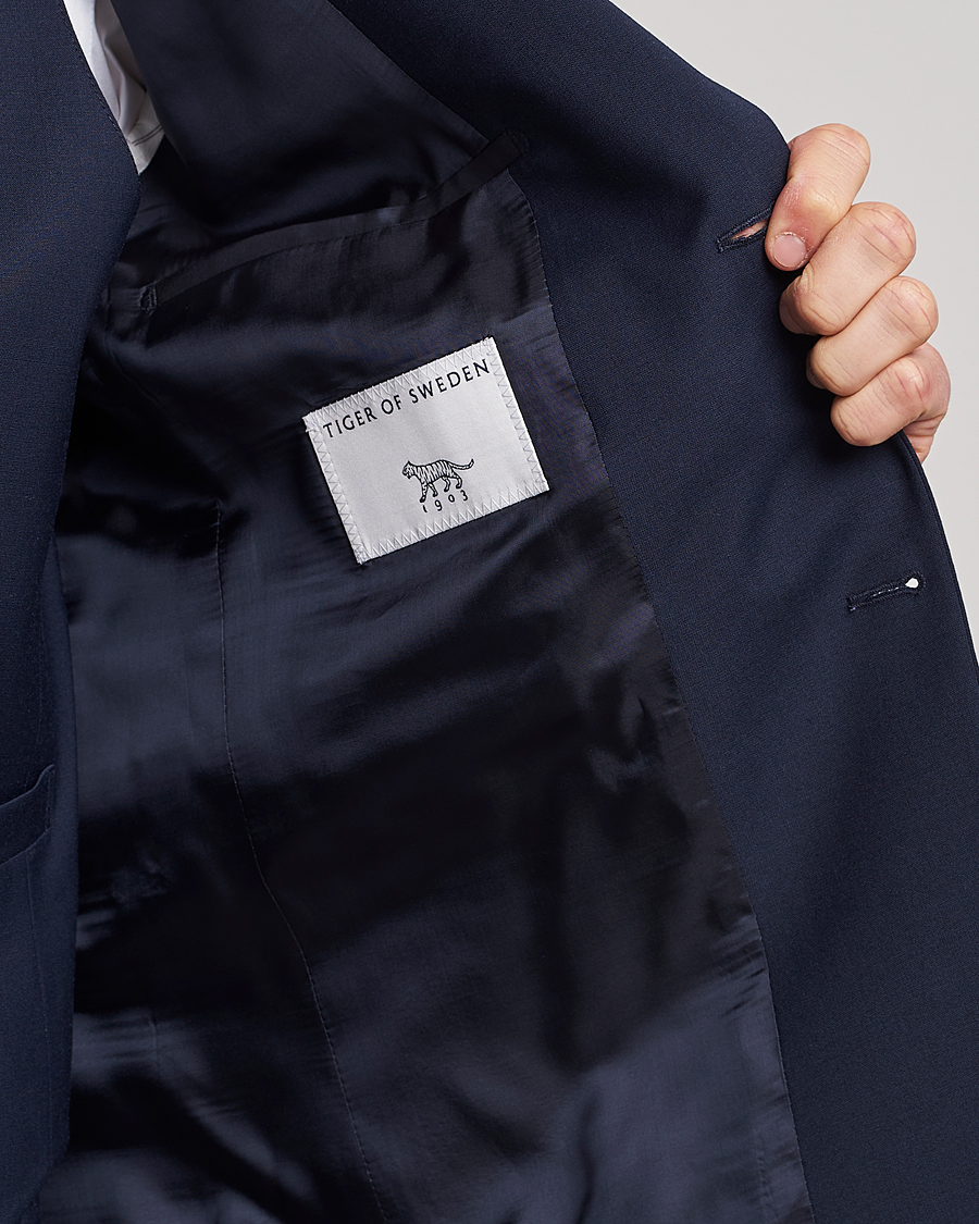 Tiger of Sweden Jerretts Wool Travel Suit Royal Blue