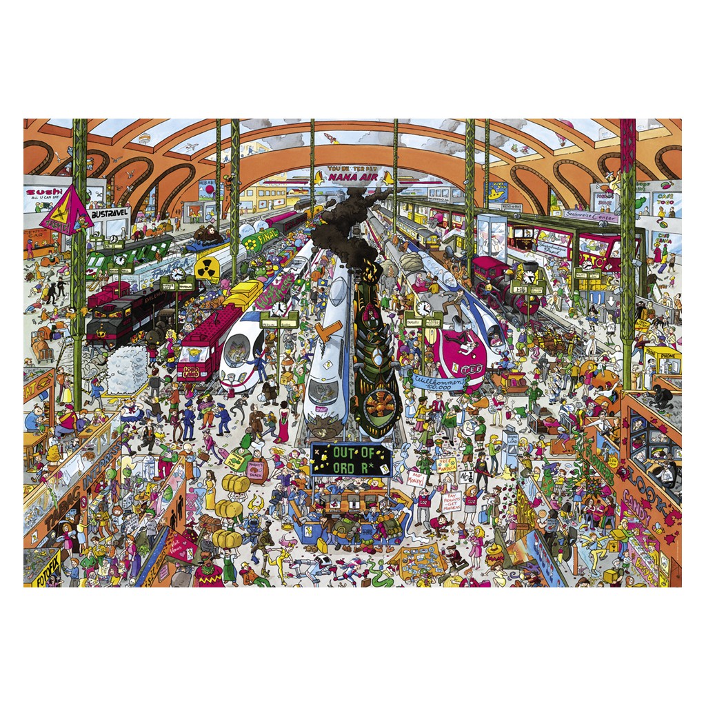Puzzle - Train Station de Christoph Schöne - 2000 Pièces