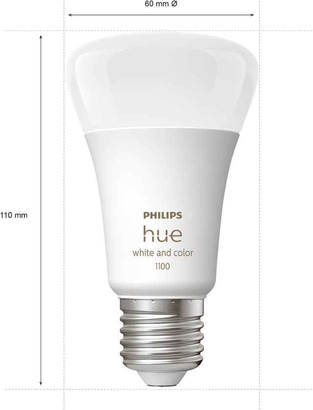 Philips Hue WCA 9W A60 E27 3-pak