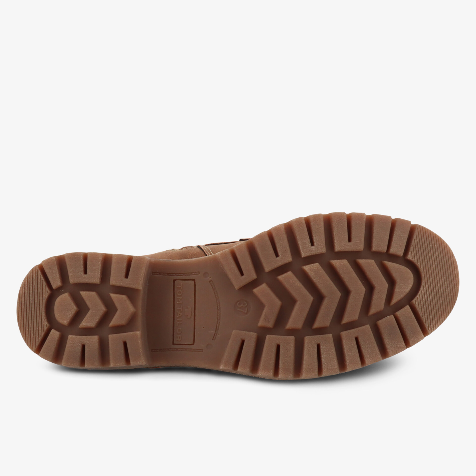 TOM TAILOR Damen Schnürstiefeletten braun