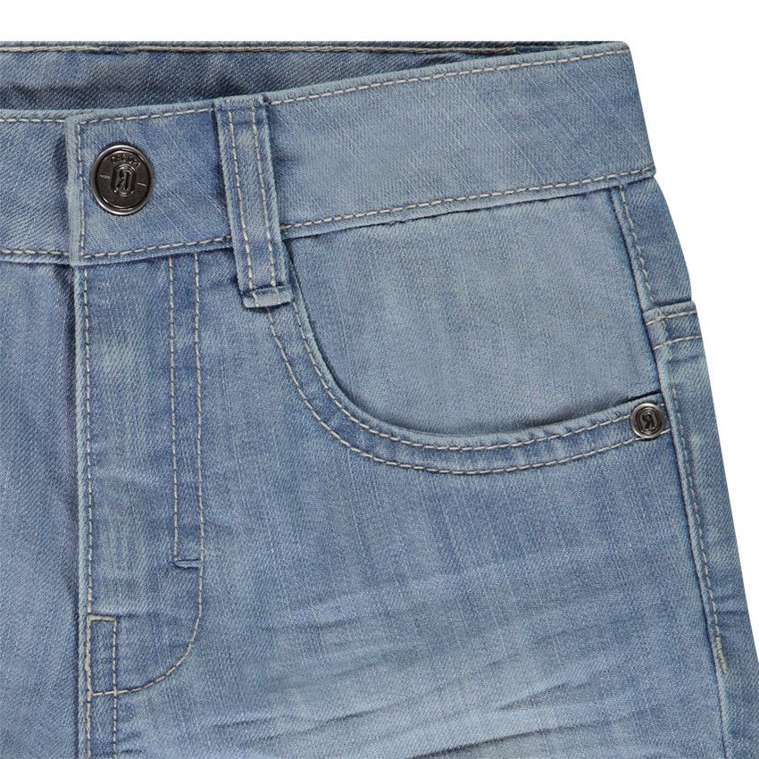 Bermuda en denim uni pour garçon - Bleu
