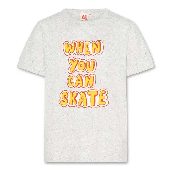 AO76 T-shirt Mat Skate | Gris