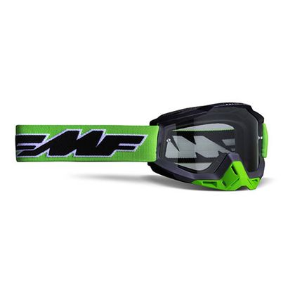 Masque cross FMF VISION POWERBOMB ROCKET LIME 2022 - Vert