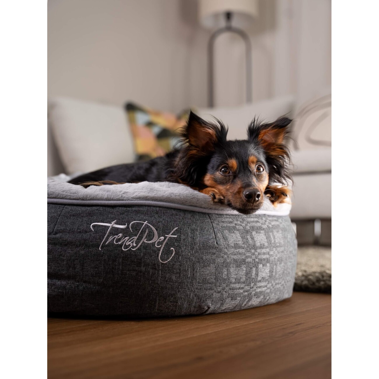TrendPet LunaBed Hundebett grau S