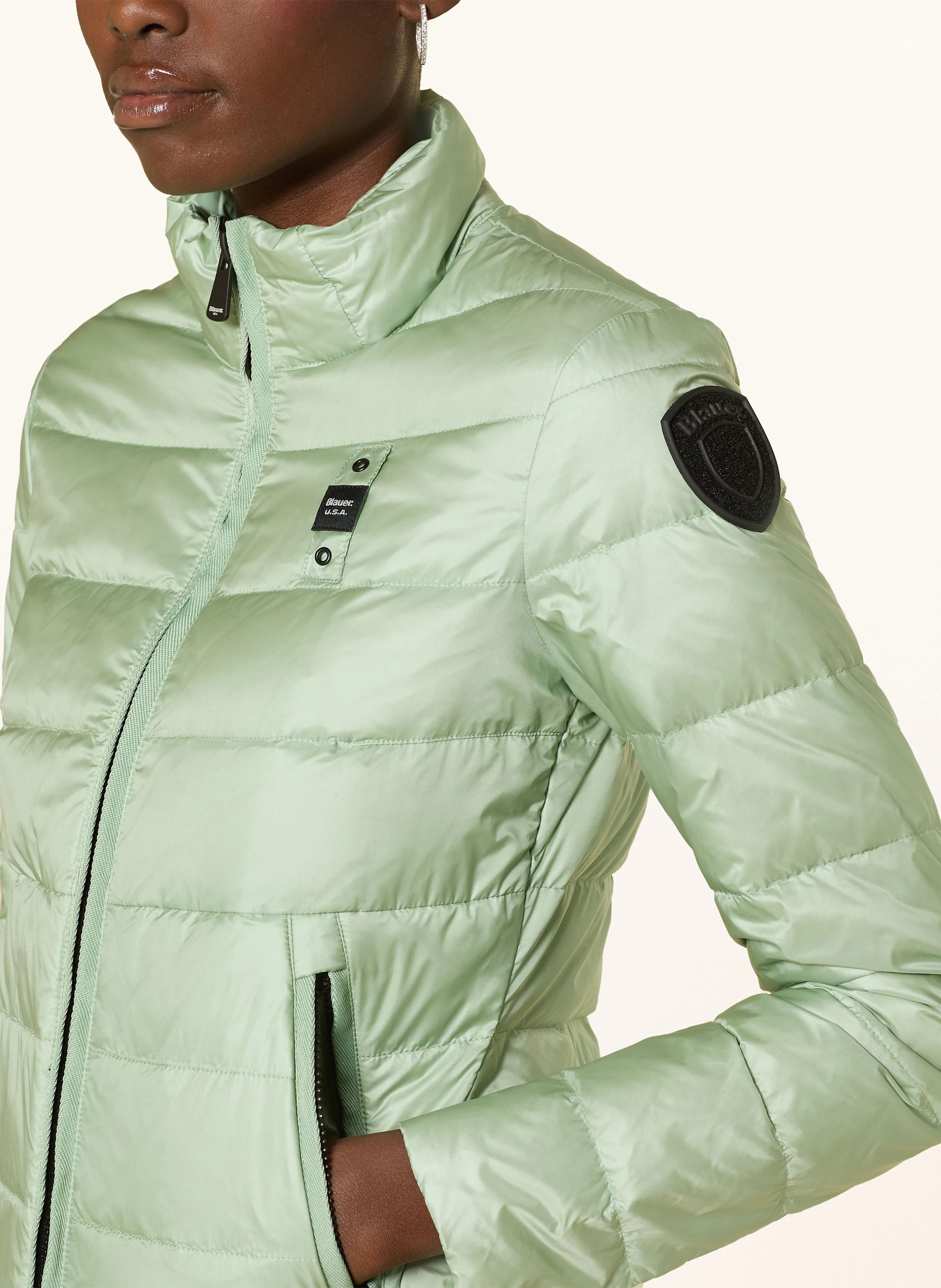 Blauer Daunenjacke VALE