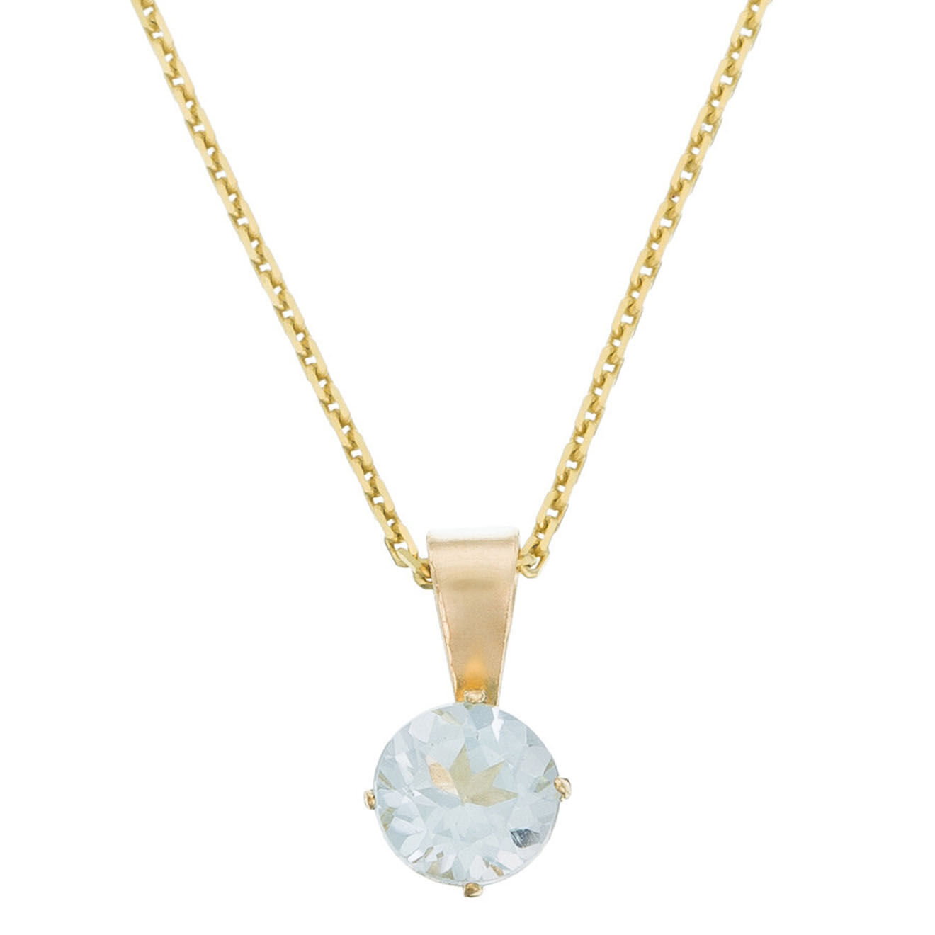 Instant d'Or Pendentif Puce Topaze 0.66 ct or jaune