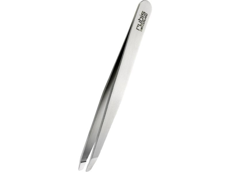 Rubis Pinzette schräg Inox, 1 Stück Pinzette schräg