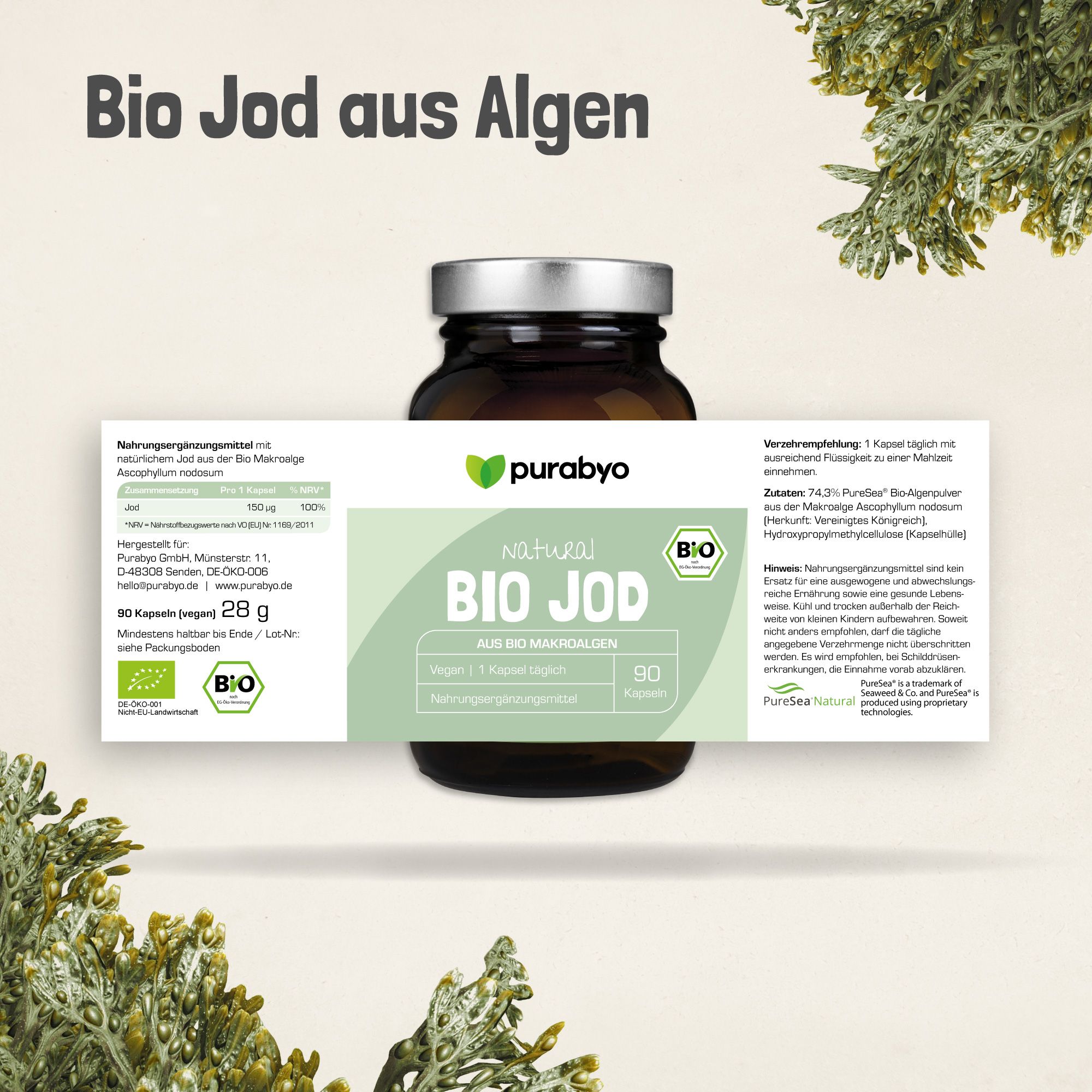 Purabyo Bio Jod Kapseln
