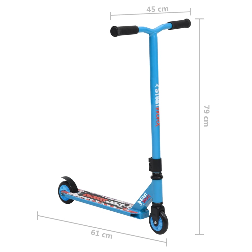 Patinete de acrobacias com guidão de alumínio