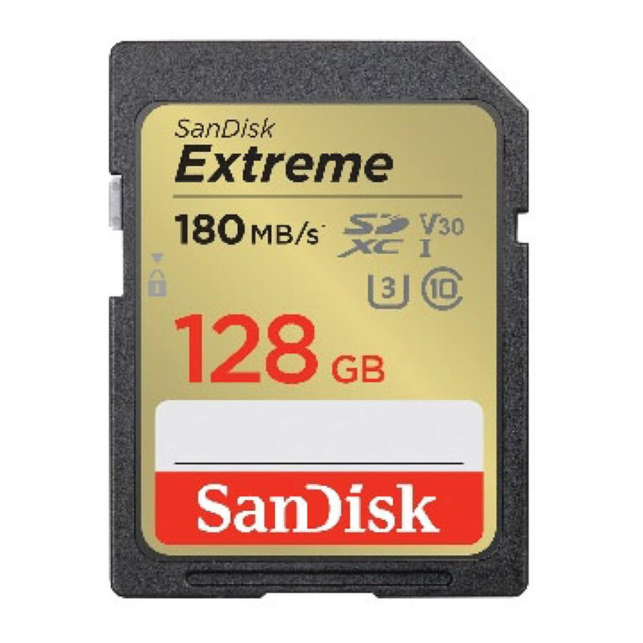 SanDisk Extreme SDXC UHS-I 128 Go