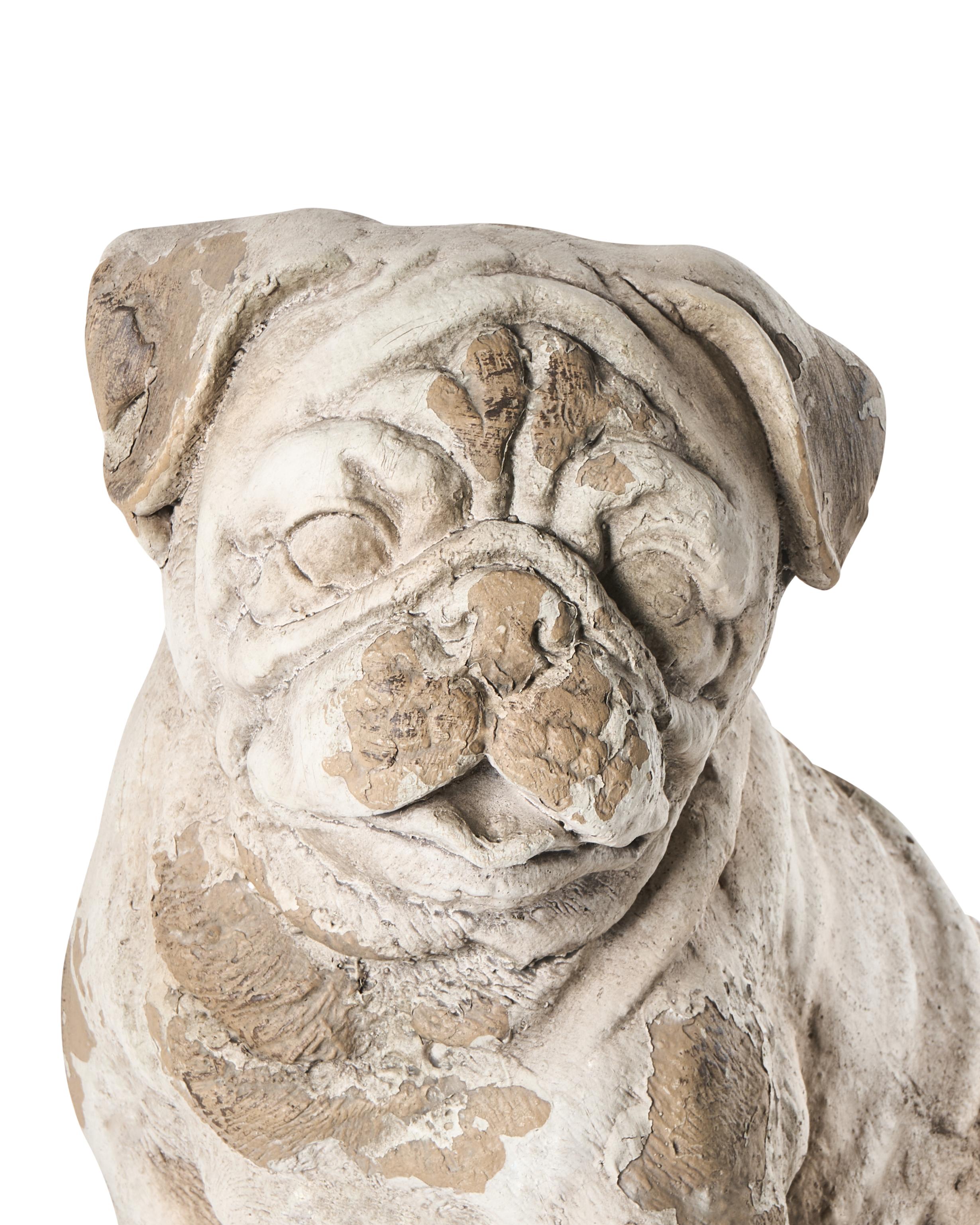 Tuinbeeld SARNANO Hond Beige