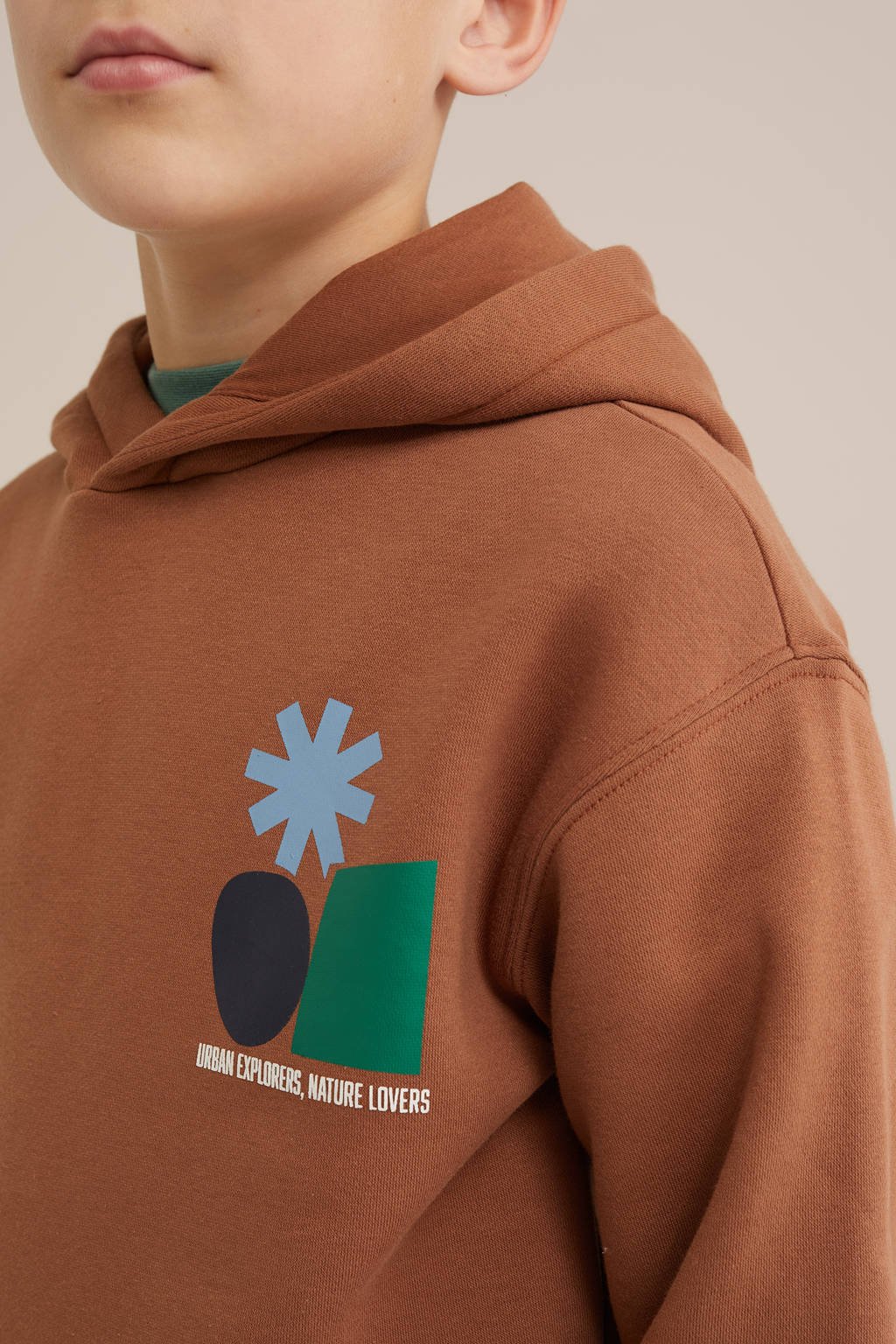 WE Fashion sweater bruin
