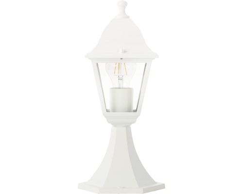 Buiten sokkellamp, 1-lichts, H 36,3 cm, Nissi wit