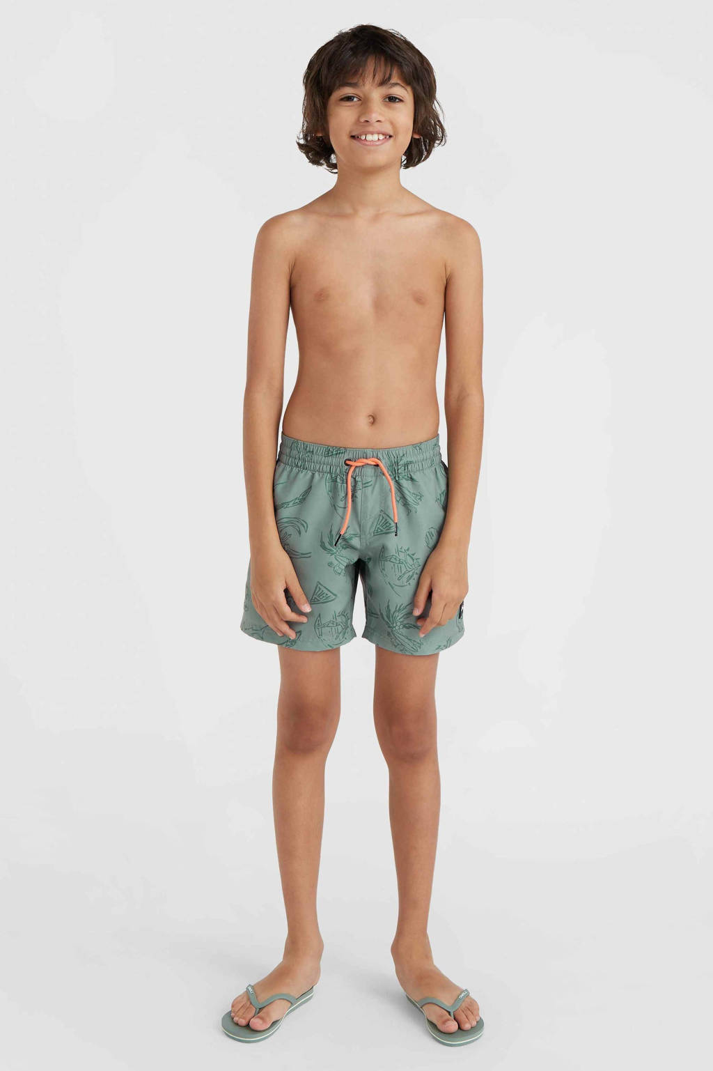 zwemshort Cali grijsgroen