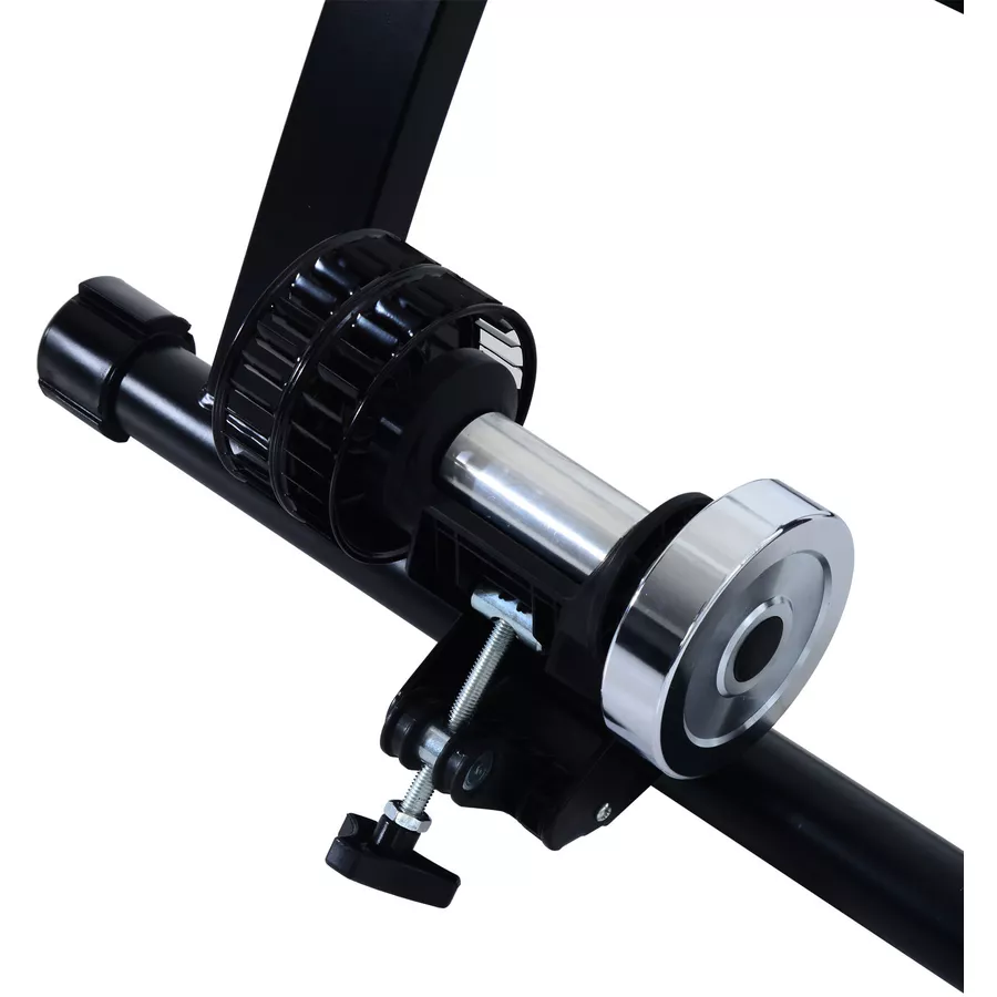 HOMCOM Rollentrainer mit Luftwiderstandsbremse schwarz