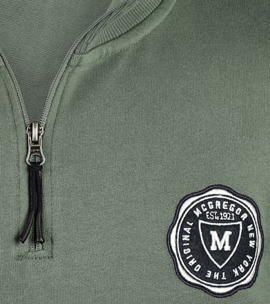 McGregor Half Zip Trui Groen MM242.8007.01-5107 kopen