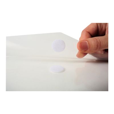 Exacompta - 5 Pochettes enveloppes à scratch - A4 - incolore translucide