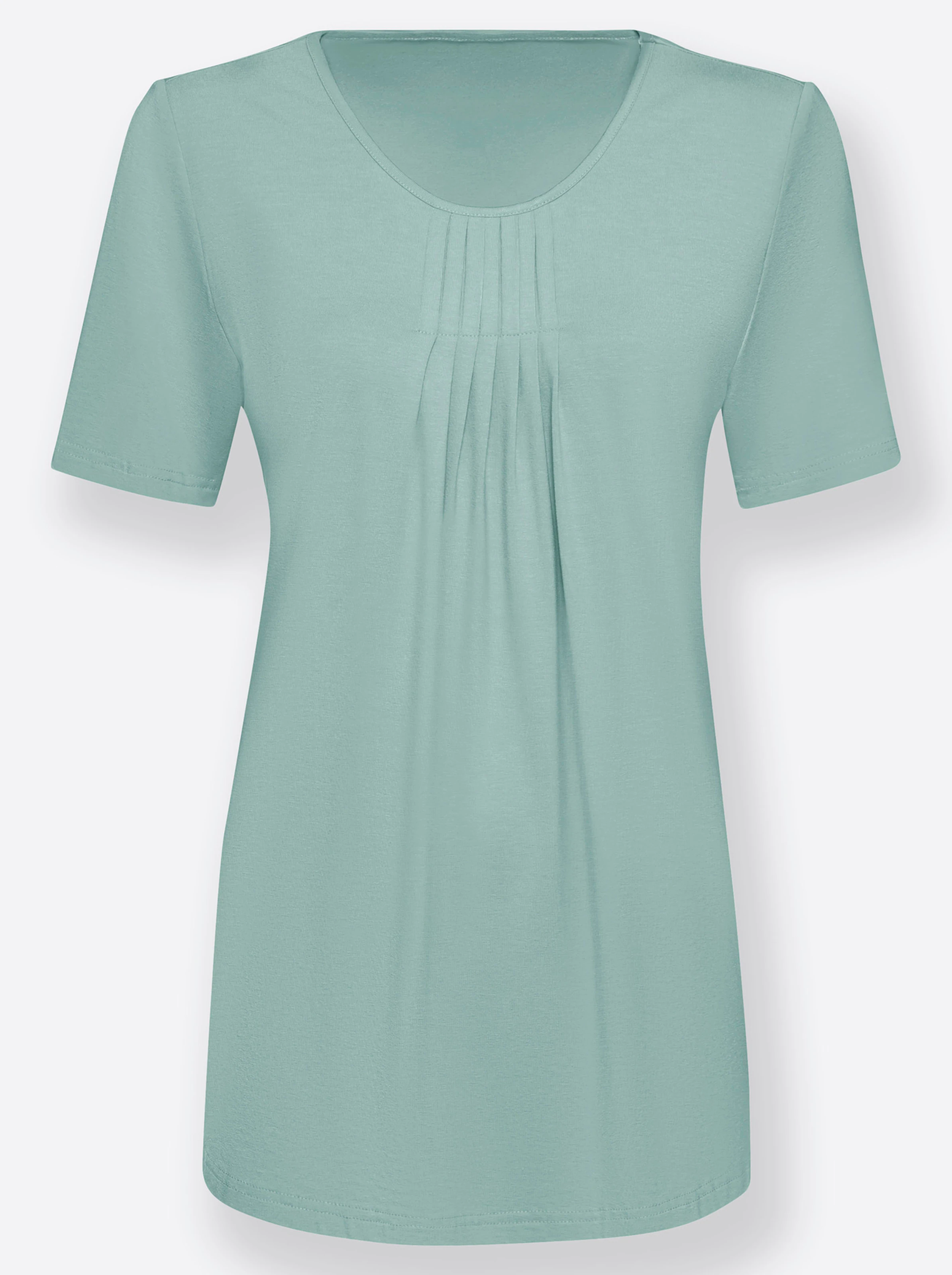 Rundhalsshirt in mint