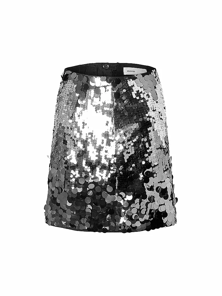 SELECTED FEMME Minirock SLFTANA silber