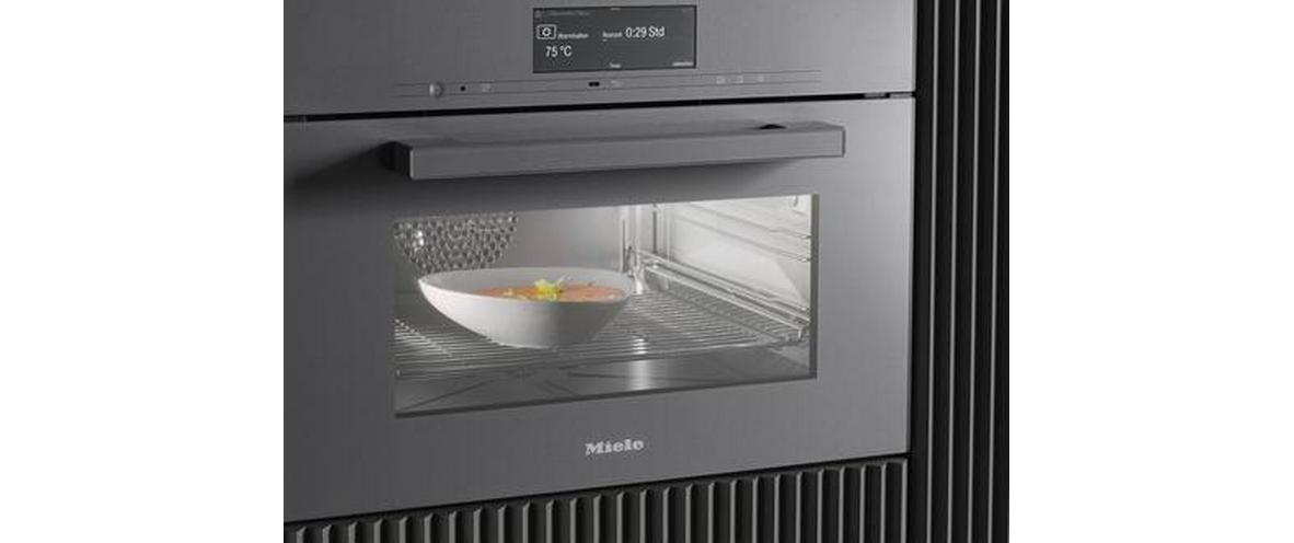 Dampfgarer DGC 7840 HCX Pro 125 Gala Ed Schwarz<br>Griffloser Kompakt-Dampfbackofen