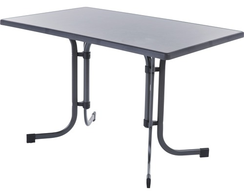 Tuintafel met Sevelit tafelblad 115 x 70 x 72 cm, opvouwbaar, leisteen