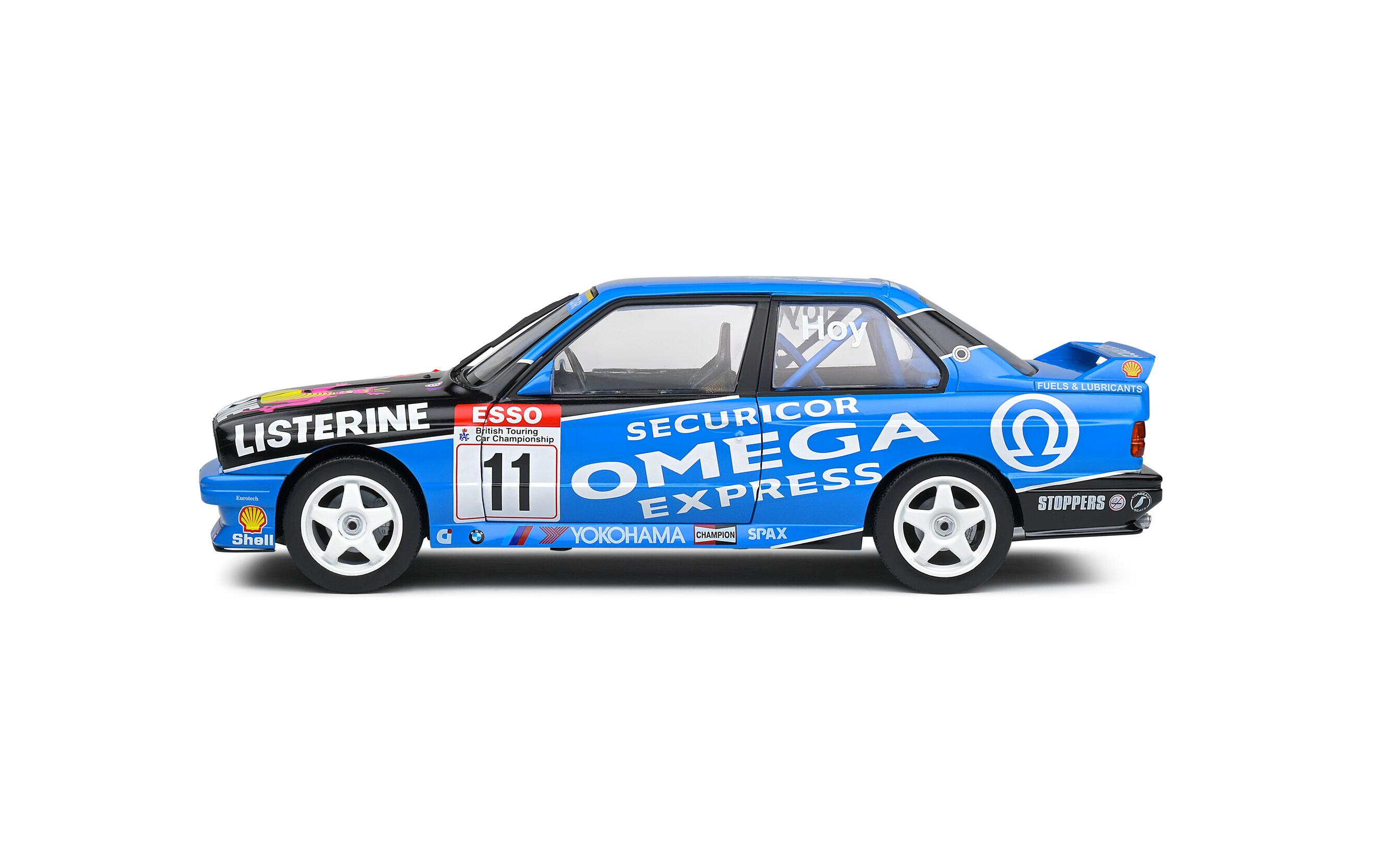 Rennwagen BMW E30 M3 BTCC 1991, 1:18Detailgetreues Modellauto für Sammler im Massstab 1:18