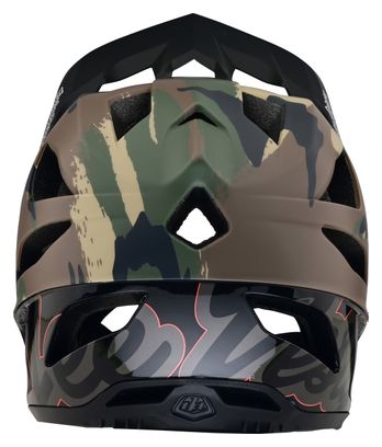 Casque Intégral Troy Lee Designs Stage Mips Signature Camo Vert
