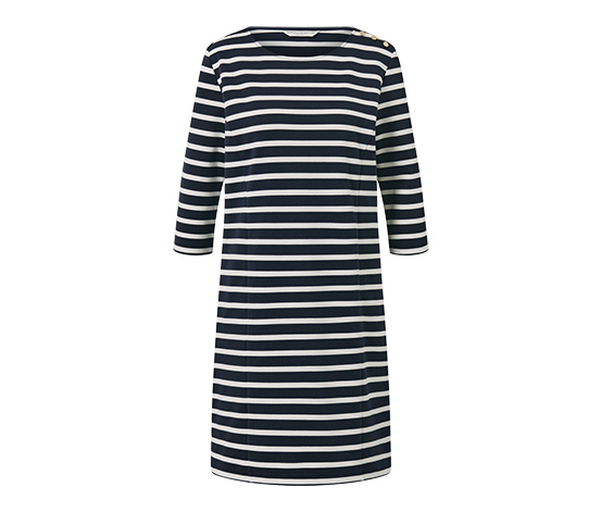 Gestreiftes Sweatkleid