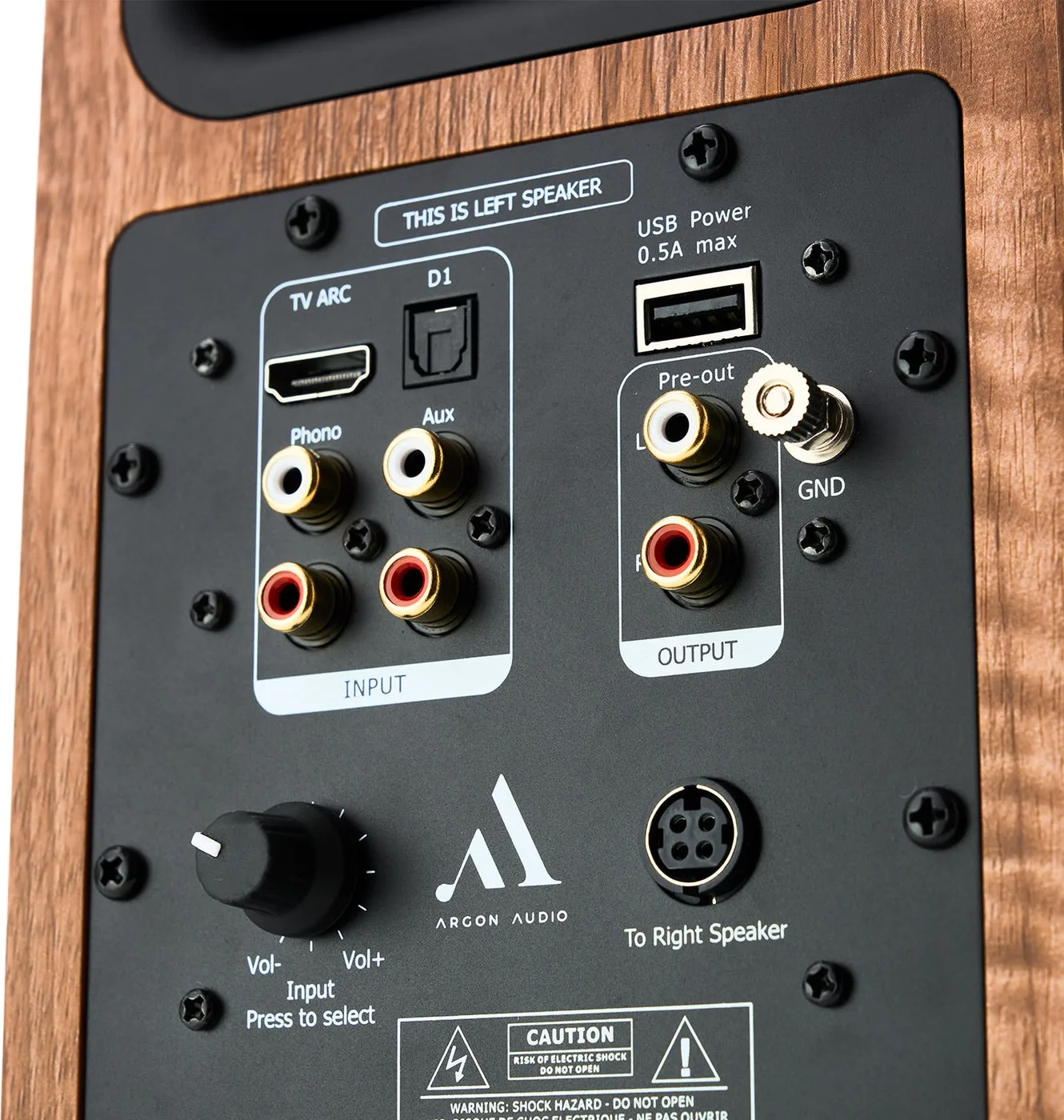 Argon Audio Fenris Active A4 Noyer Enceintes sans fil hi-fi