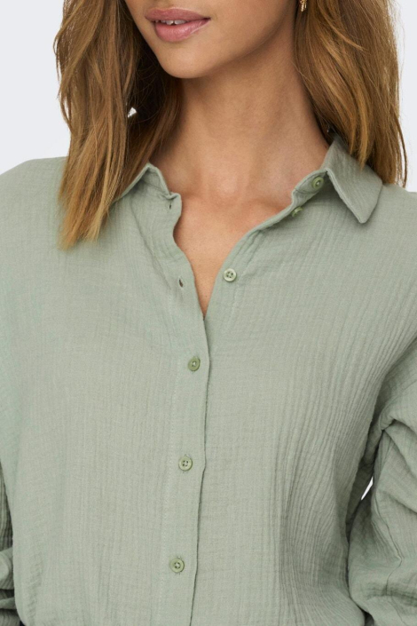 Jacqueline de Yong groene dames blouse