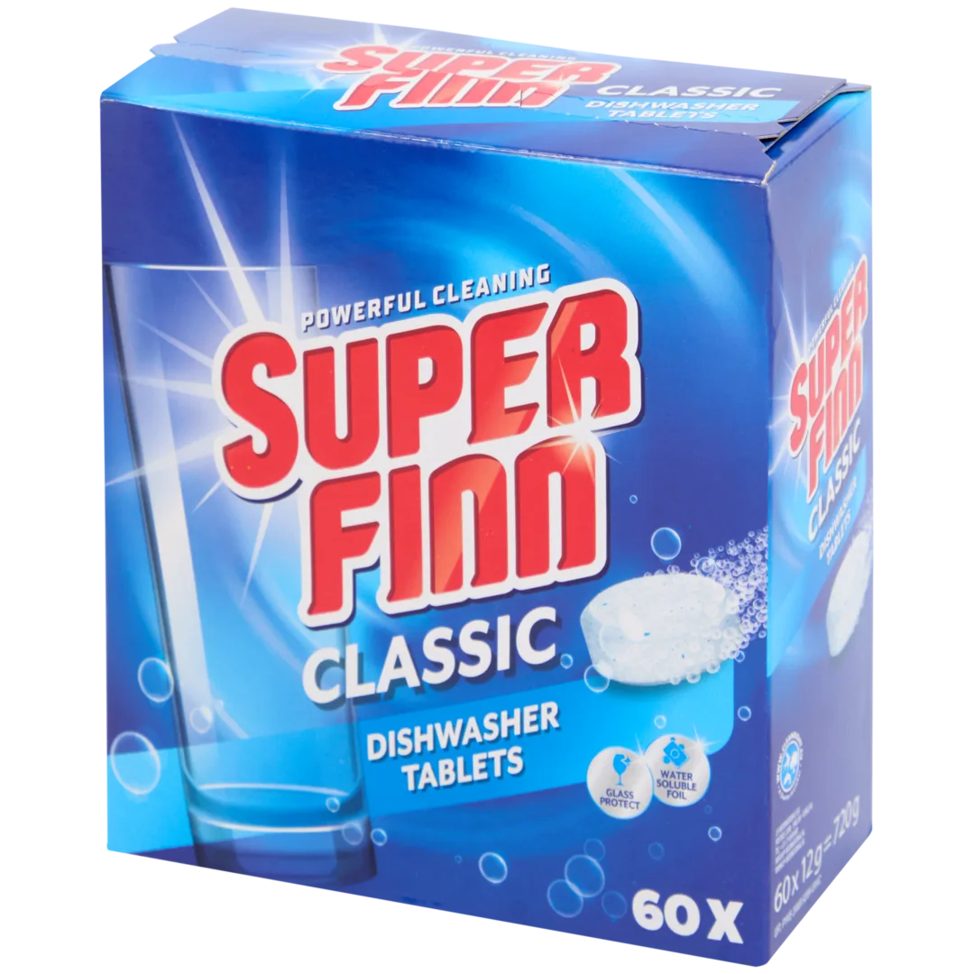 Superfinn vaatwastabletten Classic 60 stuks