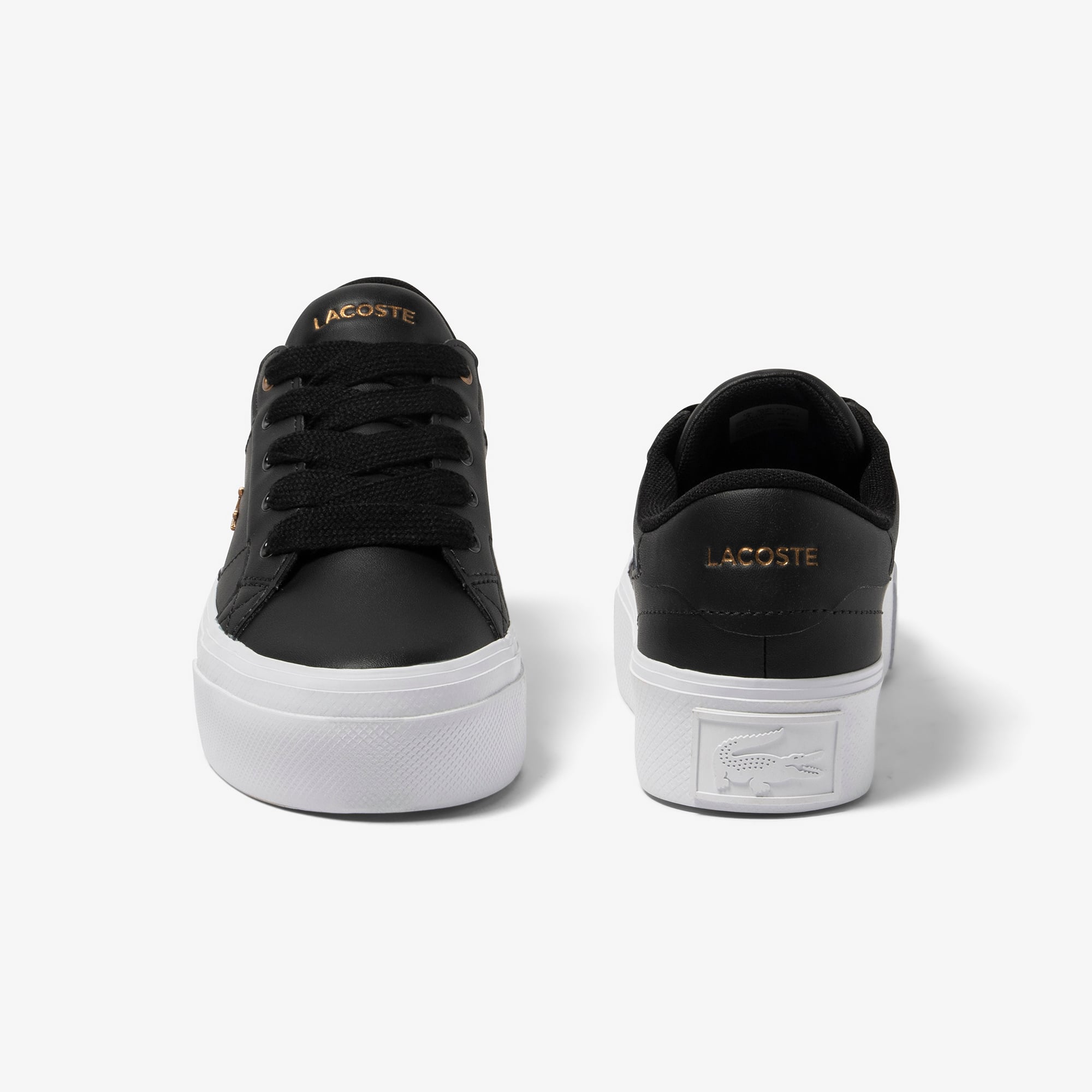 Sneakers Ziane Platform femme Lacoste en cuir Sneakers - Noir - Lacoste - Femme
