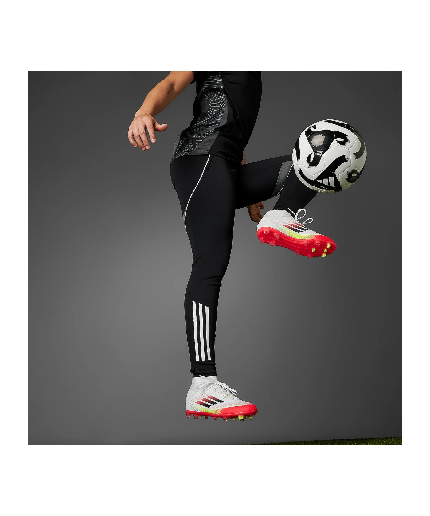 adidas F50 League Mid FG Pure Victory Weiss