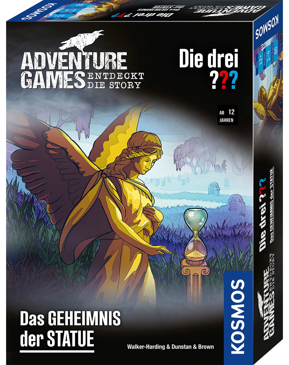 Detektivspiel ADVENTURE GAMES -  DIE DREI ??? DAS GEHEIMNIS DER STATUE in bunt