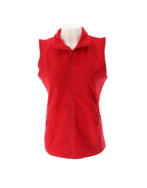 Ardy's Fleece Bodywarmer Dames Rood - Vrijetijdskleding