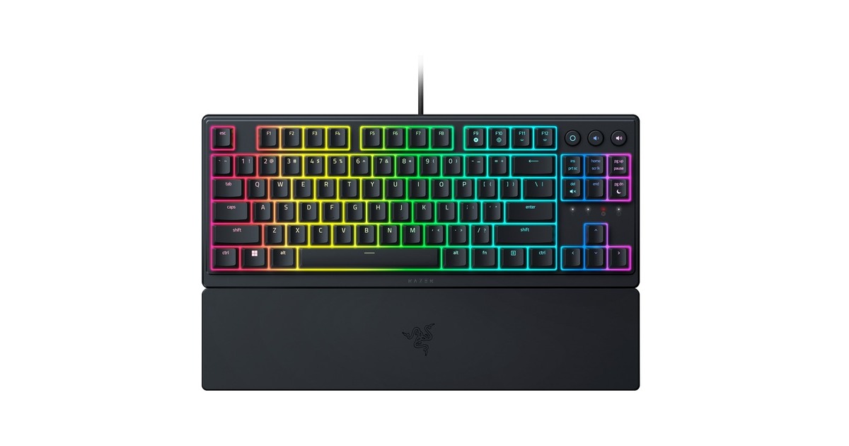 RazerOrnata V3 TKL, gaming toetsenbord  (Zwart, US lay-out, Razer Hybrid-Mecha-Membrane)