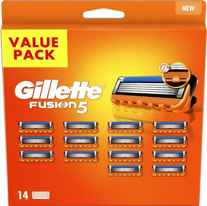 Gillette - Fusion5 - Navulmesjes - 14 Stuks - Voor Mannen