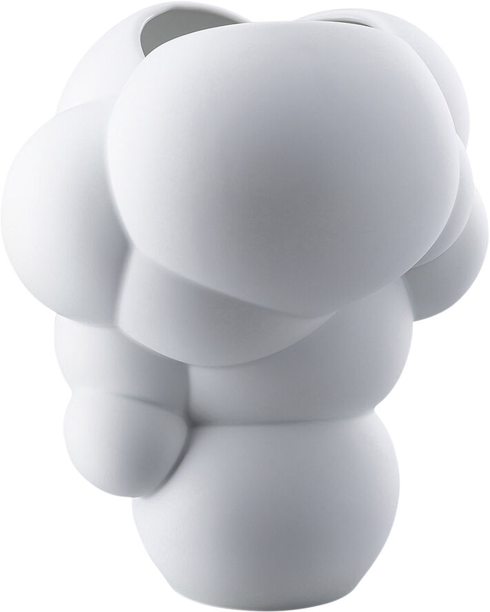Rosenthal Vase 26cm, Weiss matt, Skum Hvid