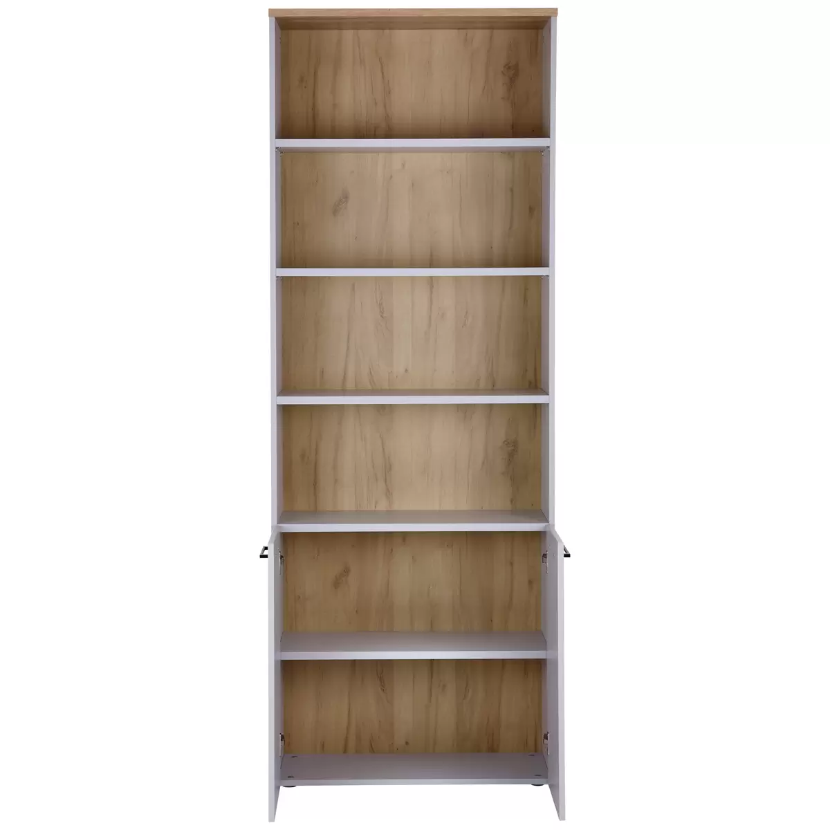 Aktenregal Kontor K3 hellgrau,Eiche