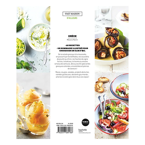 Livre Grèce Fait Maison Hachette pratique
