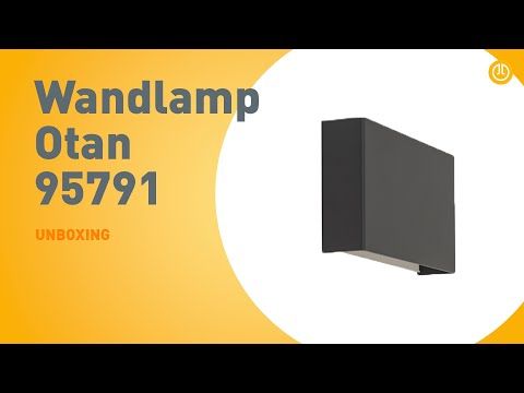 Moderne wandlamp zwart 2-lichts - Otan