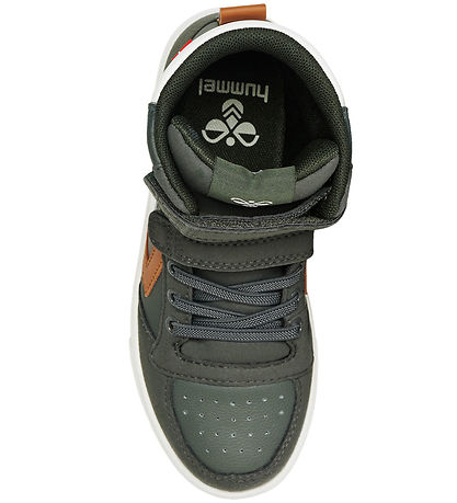 Hummel Stiefel - Schlanker Stadil Leather High Jr - Forest Nacht
