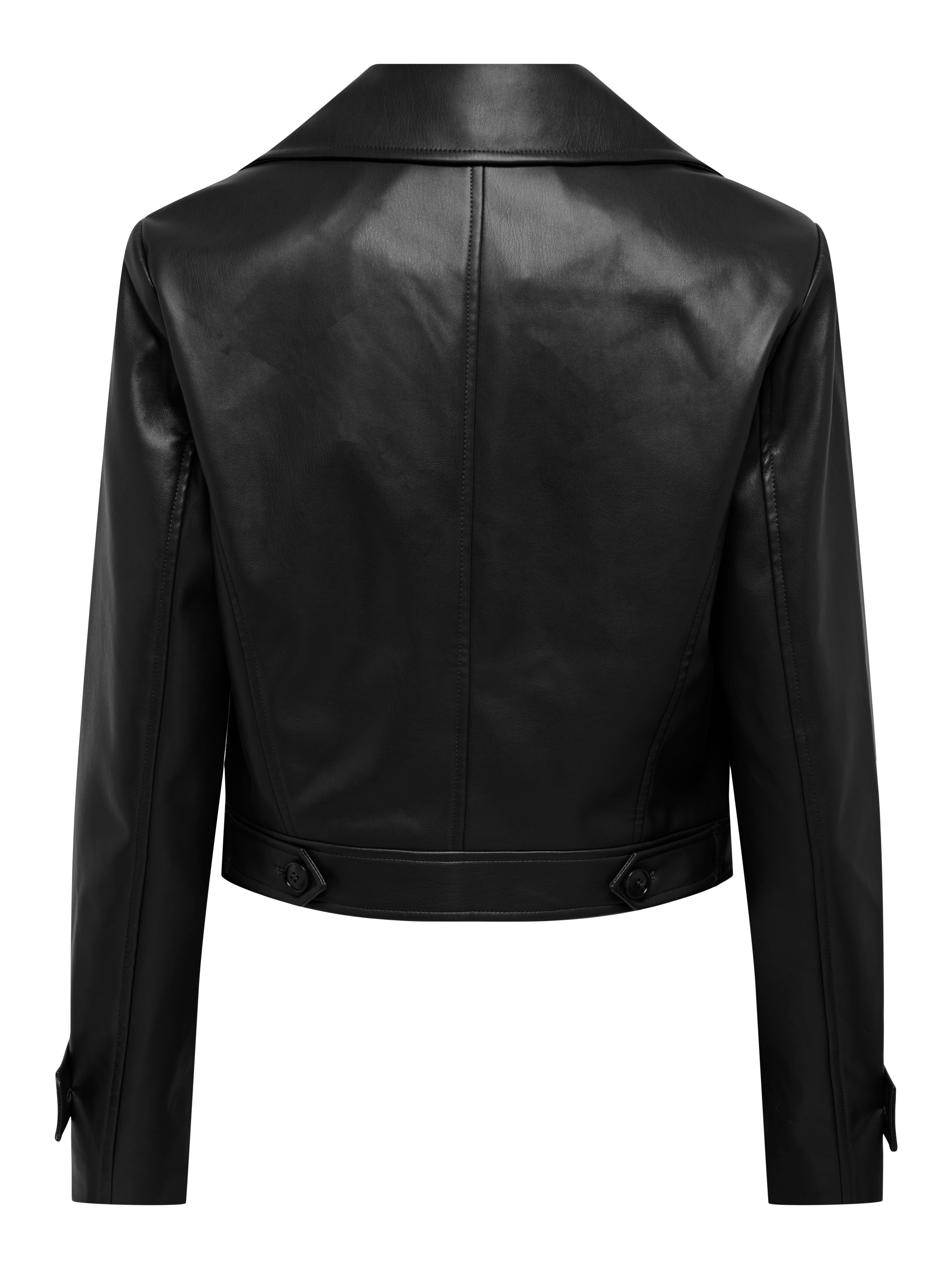 ONLKIM Kunstlederjacke Black