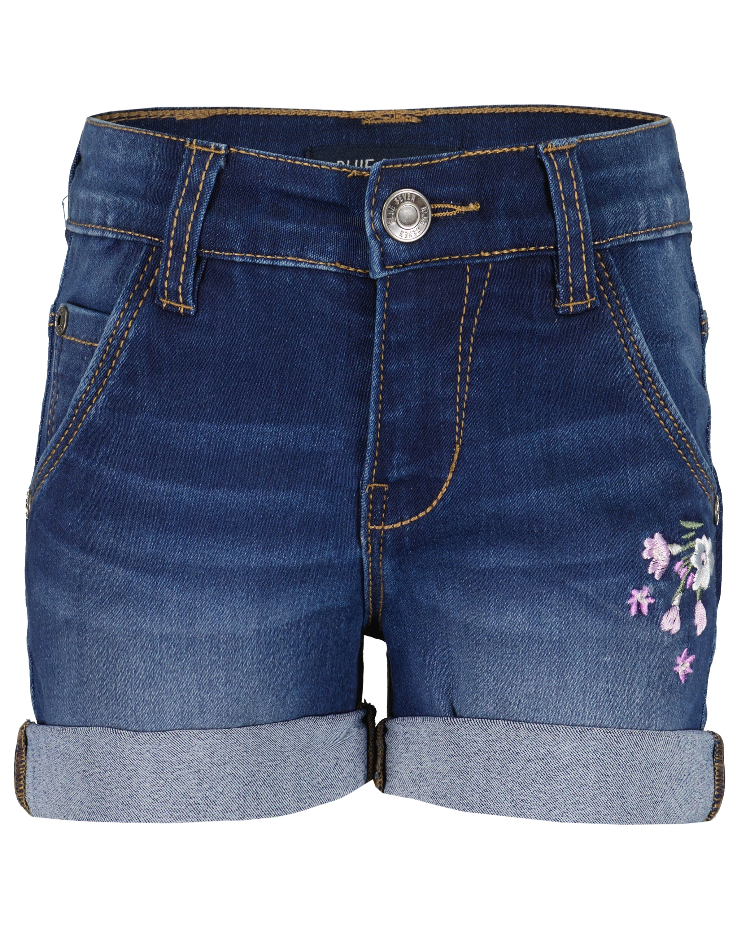Jeans-Shorts COSY FLOWER in dunkelblau