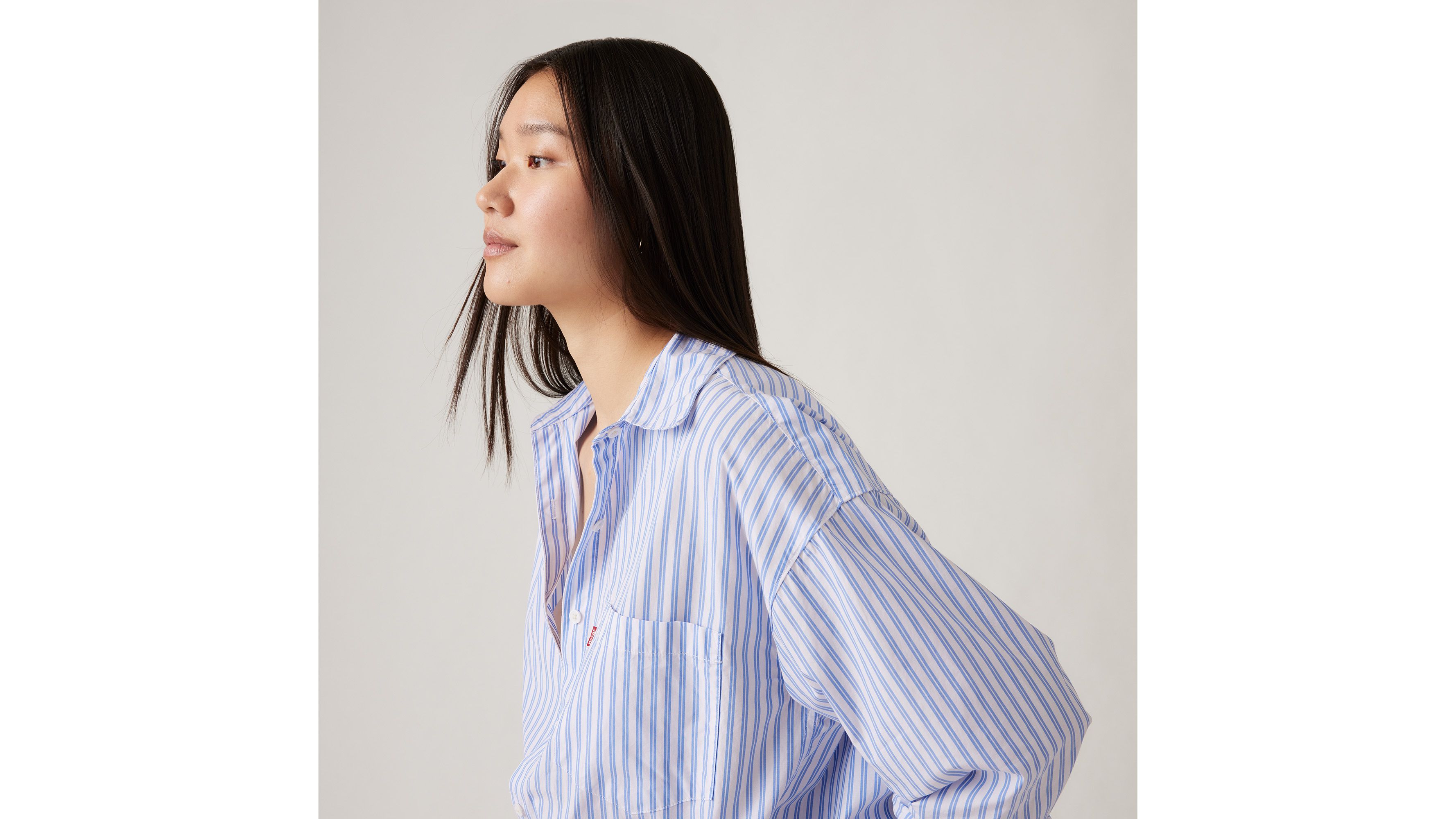 Chemise Nola - Bearbey Stripe Blue Yonder - Bleu