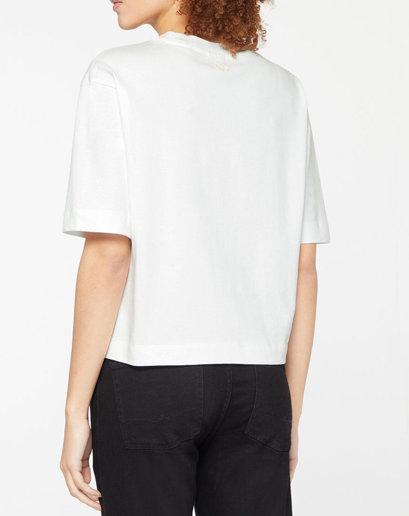 Scotch & Soda T-Shirt ample Elvis blanc
