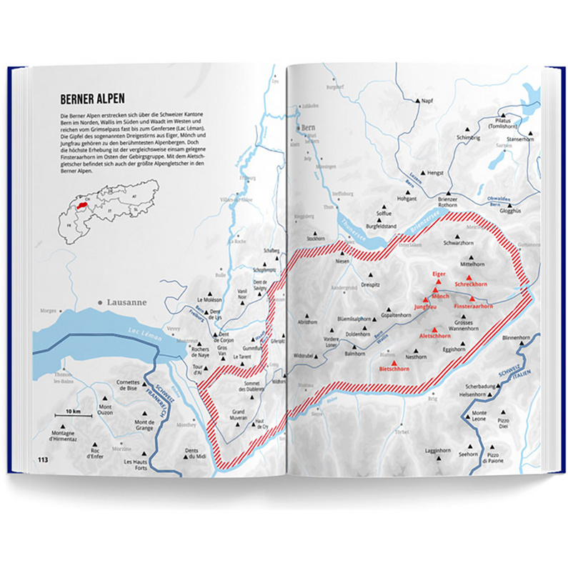Marmota Maps Berge der Alpen