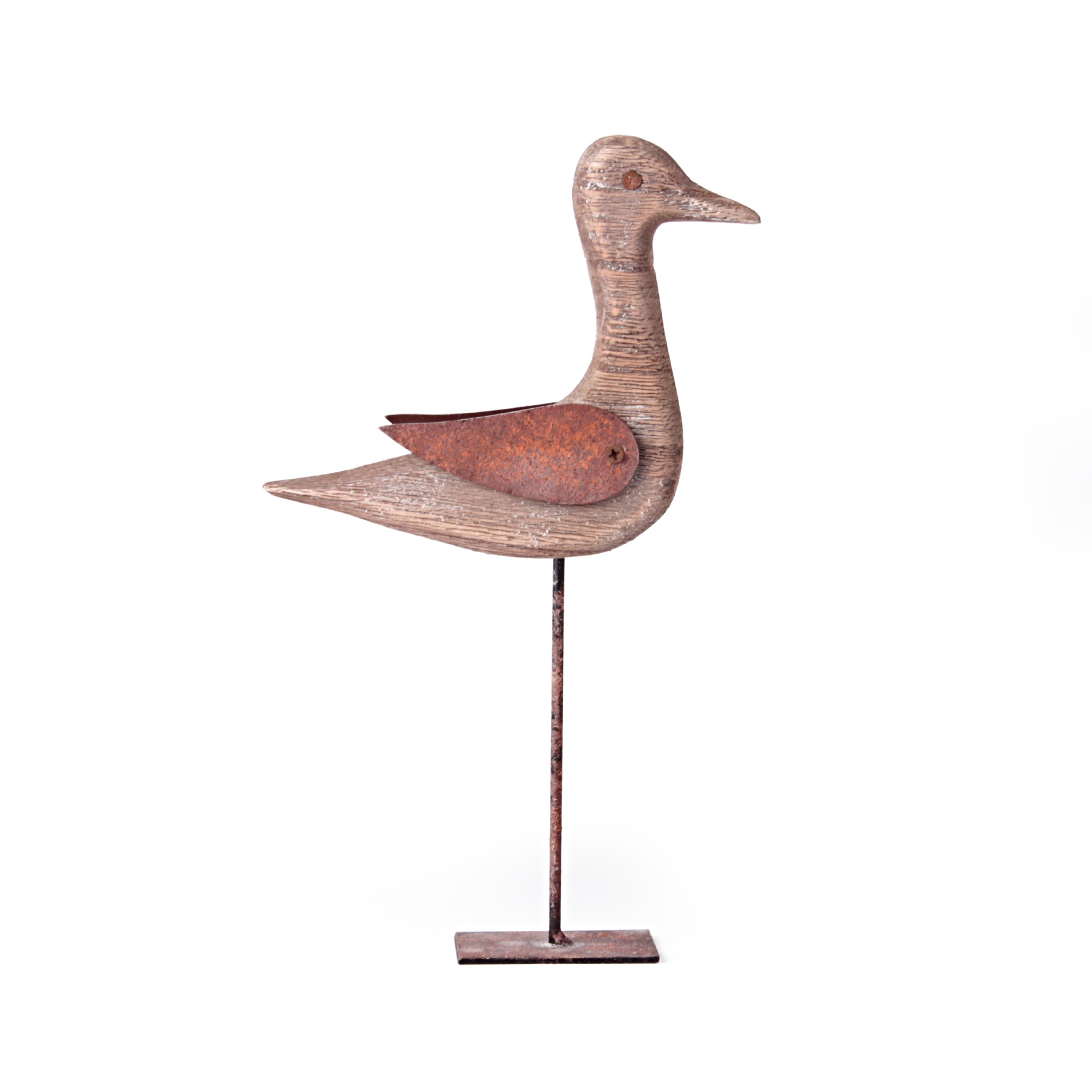 Ente, mit Standfuß, H 23,5 cm, B 14,5 cm, L 4 cm von fischer's lagerhaus